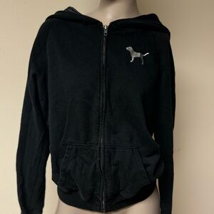 Victoria's Secret Pink Zebra Pattern Zip Up